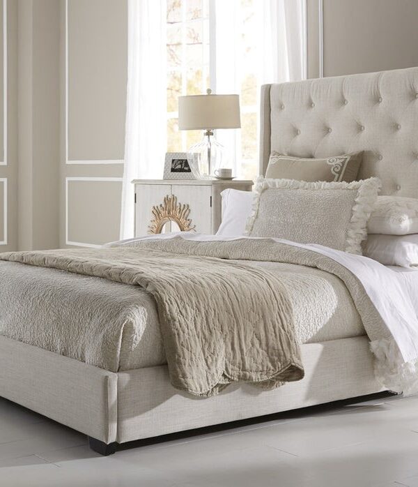 Cambridge winged headboard bed